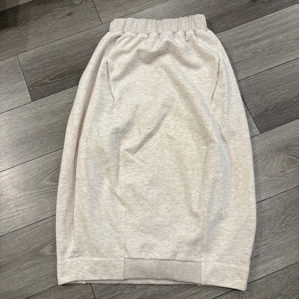 Locker Room Cream Sweatsuit Skirt Size Small - Picture 3 of 11